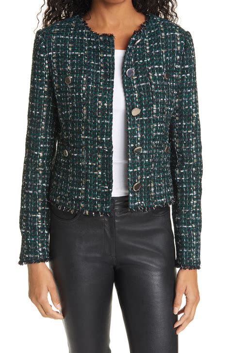 chanel jacke bouclé|boxy boucle tweed jacket.